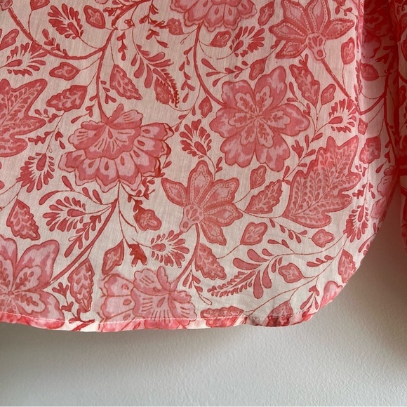 Alicia Bell Billowy Sleeve Silk Top in Floral Print - Picture 2 of 13